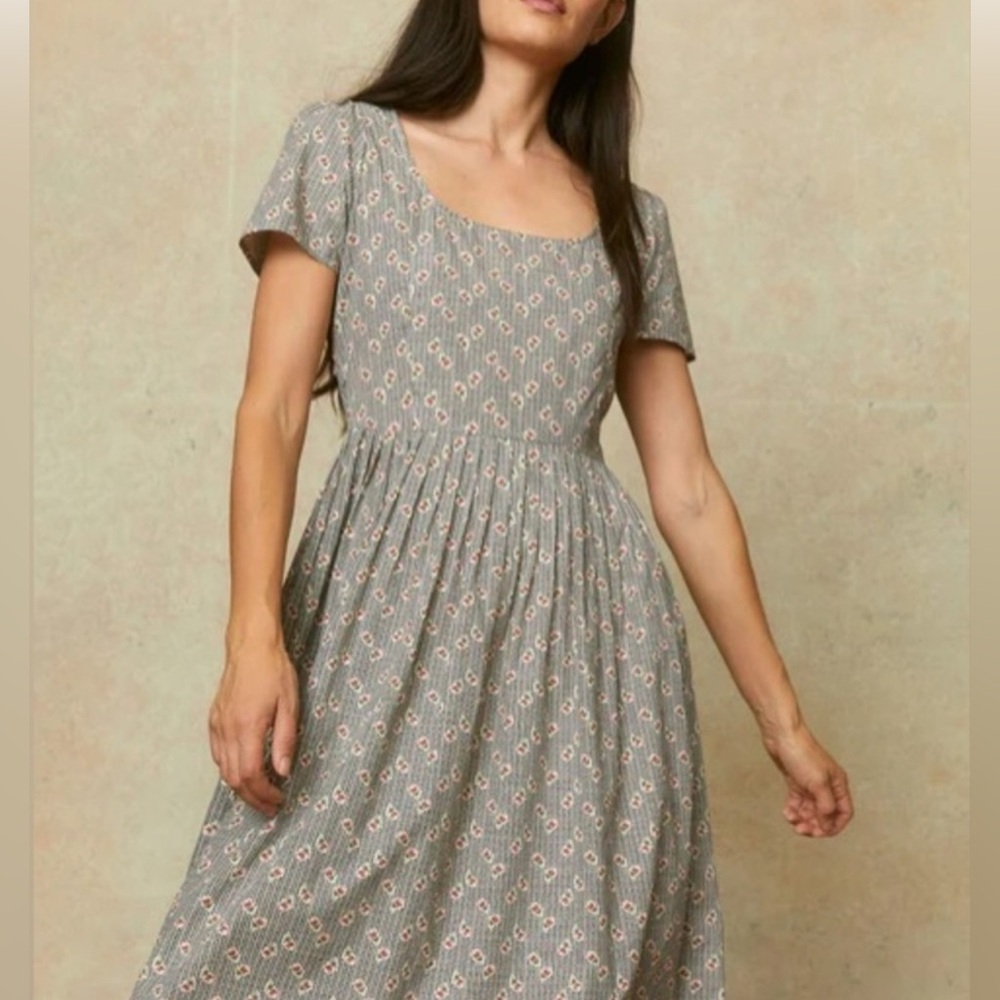 Christy Dawn The Scarlet Dress in Azalea Houndstooth Dress